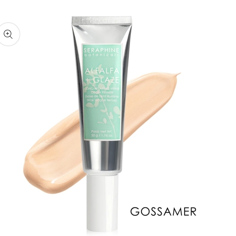 Seraphine Botanicals Alfalfa + Glaze Long Wearing Hyperglow Primer: Gossamer New